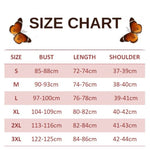 size chart for sparkling butterfly dress