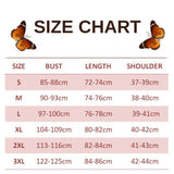 size chart for sparkling butterfly dress