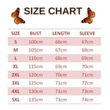 size chart for cornsilk butterfly sweater