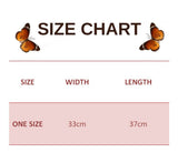 size chart for Y2k Sequin Butterfly Top