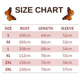 size chart for viceroy butterfly sweater