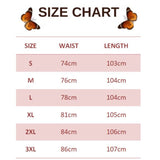 size chart for white butterfly pants