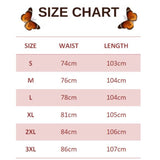 size chart for white butterfly pants