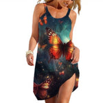 viceroy butterfly suspender dress