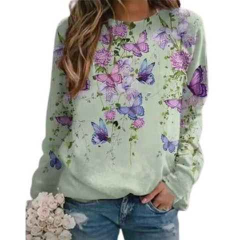 yellowgreen butterfly sweater