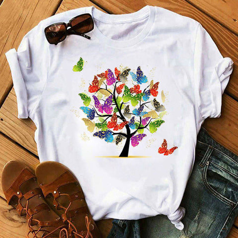 bushes butterfly t shirt