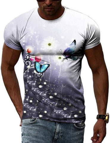 dahlia illusion butterfly t shirt