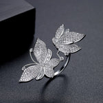 butterfly promise ring adjustable
