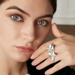 butterfly promise ring for women