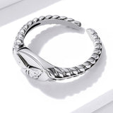 engraved silver butterfly ring - vintage