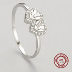 heart butterfly ring vertical