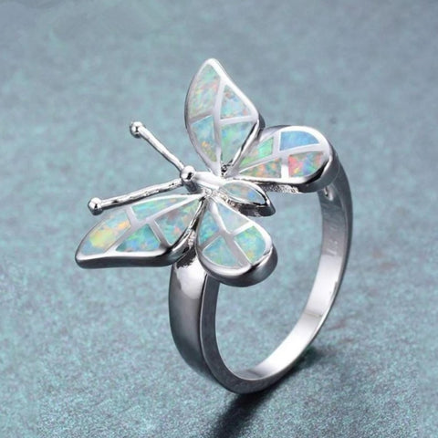 Opal Butterfly Ring BUTTERFLY KINGDOM - Main Image